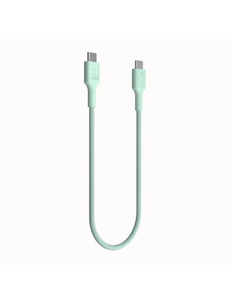 KABEL USB-C / USB-C Greencell PowerStream 30cm PD 100W zielony w oplocie