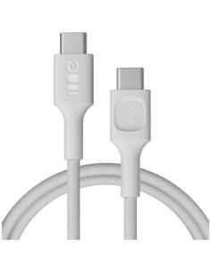 KABEL USB-C / USB-C Greencell PowerStream 120cm PD 100W biały w oplocie