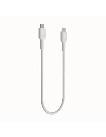 KABEL USB-C / USB-C Greencell PowerStream 120cm PD 100W biały w oplocie
