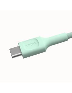 KABEL USB-C / USB-C Greencell PowerStream 120cm PD 100W zielony w oplocie 2