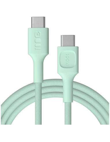 KABEL USB-C / USB-C Greencell PowerStream 200cm PD 100W zielony w oplocie
