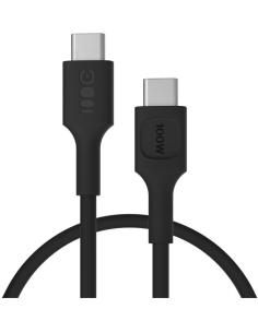 KABEL USB-C / USB-C Greencell PowerFlex 30cm PD 100W czarny silikonowy