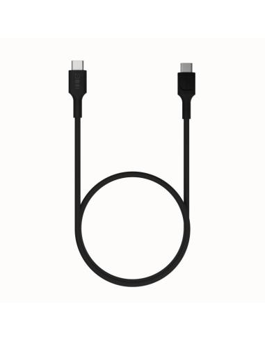 KABEL USB-C / USB-C Greencell PowerFlex 30cm PD 100W czarny silikonowy