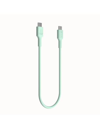 KABEL USB-C / USB-C Greencell PowerFlex 120cm PD 100W zielony silikonowy