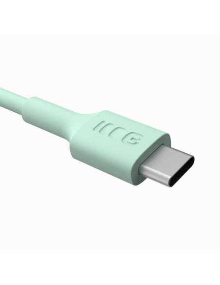 KABEL USB-C / USB-C Greencell PowerFlex 120cm PD 100W zielony silikonowy
