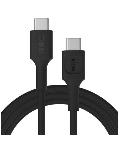 KABEL USB-C / USB-C Greencell PowerFlex 200cm PD 100W czarny silikonowy