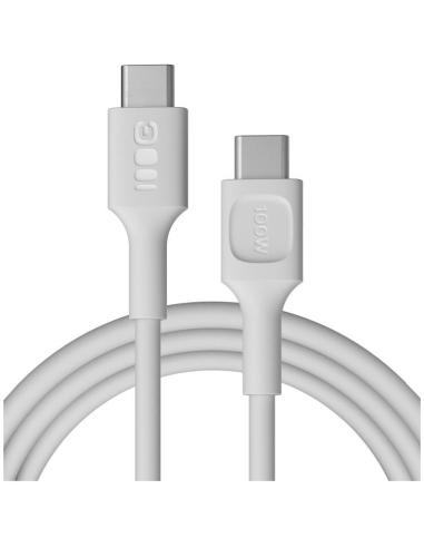 KABEL USB-C / USB-C Greencell PowerFlex 200cm PD 100W biały silikonowy
