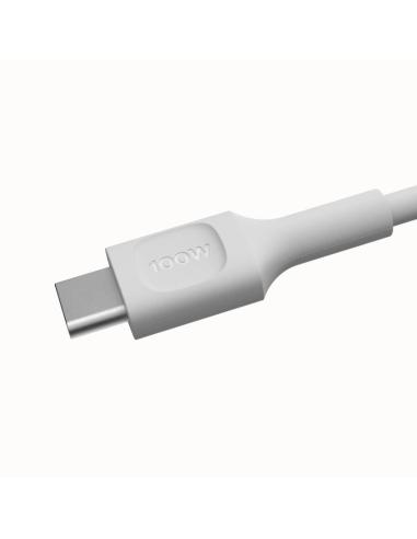 KABEL USB-C / USB-C Greencell PowerFlex 200cm PD 100W biały silikonowy