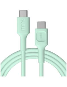 KABEL USB-C / USB-C Greencell PowerFlex 200cm PD 100W zielony silikonowy