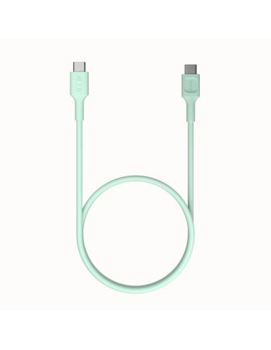 KABEL USB-C / USB-C Greencell PowerFlex 200cm PD 100W zielony silikonowy