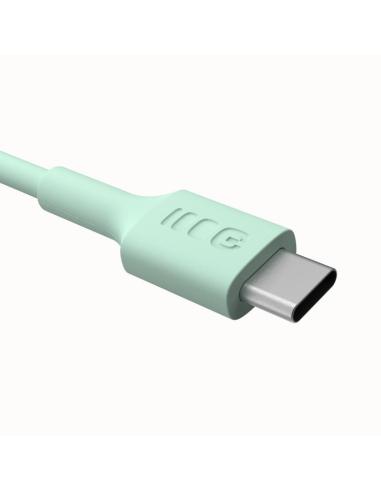 KABEL USB-C / USB-C Greencell PowerFlex 30cm PD 100W zielony silikonowy