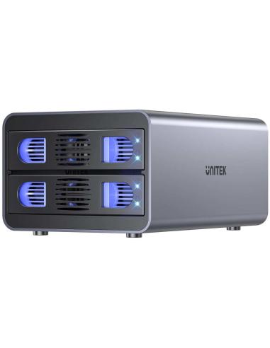 Unitek Obudowa RAID do dysku SATA 2.5''/3.5'' – 4 tryby, 40TB, 5Gb/s