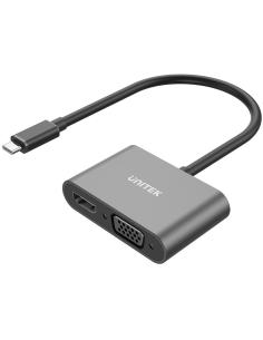 Unitek Adapter USB-C na HDMI 4K i VGA FullHD