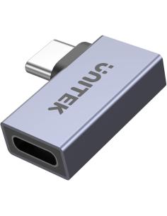 Unitek Adapter USB-C na USB-C kątowy płaski 40Gbps
