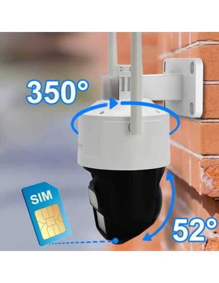 Kamera IP ORLLO Z17 Ultra 4K zewnętrzna obrotowa GSM na kartę SIM 8MPx