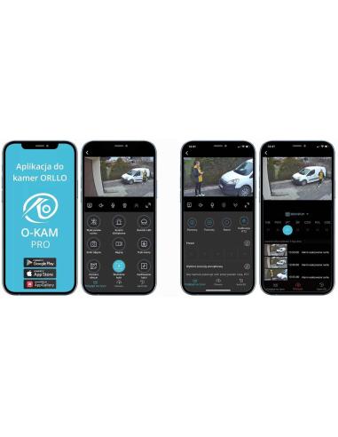 Kamera IP ORLLO Z17 Ultra 4K zewnętrzna obrotowa GSM na kartę SIM 8MPx