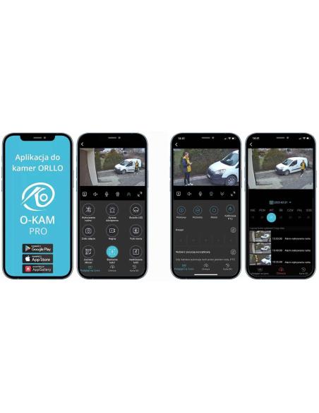 Kamera IP ORLLO Z17 Ultra 4K zewnętrzna obrotowa GSM na kartę SIM 8MPx