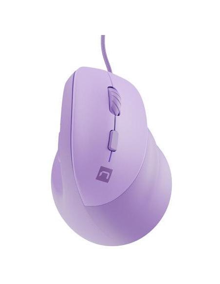 Mysz wertykalna Natec Crake 2 Pro 12800DPI lawendowy