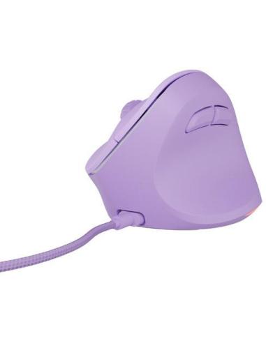 Mysz wertykalna Natec Crake 2 Pro 12800DPI lawendowy
