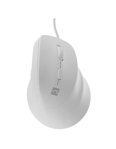 Mysz wertykalna Natec Crake 2 Pro 12800DPI biały