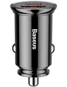Ładowarka samochodowa Baseus Circular 30W 5A USB-C, USB-A, czarna