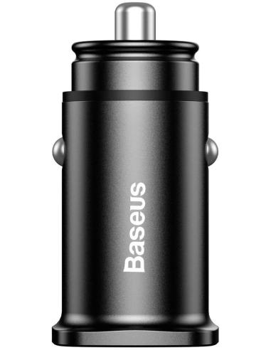 Baseus Square ładowarka samochodowa 2x USB QC3.0 Quick Charge 3.0 SCP AFC 30W czarny
