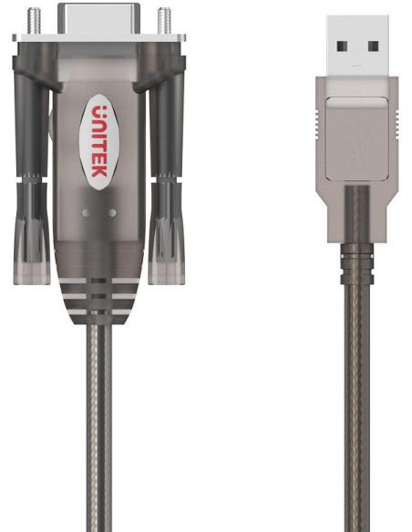 Kabel USB Unitek szeregowy USB-A do RS232 (DB9F)