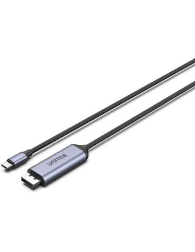 Unitek Adapter USB-C na DP 1.4 8K@60Hz kabel 1,8m