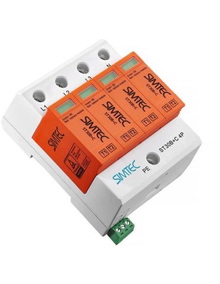 SIMTEC ST30 85201010 - Ogranicznik przepięć T1+T2 4P 30kA 275V