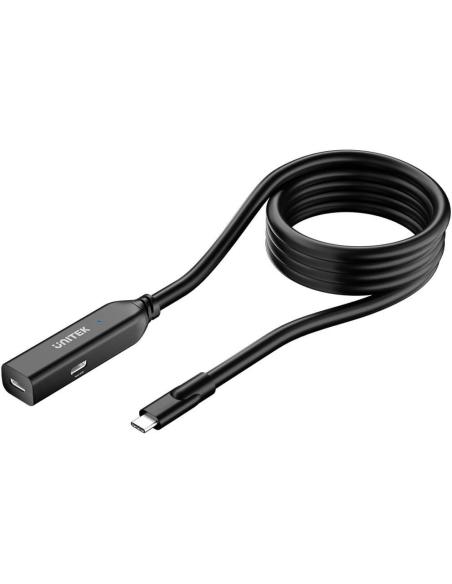 Unitek Kabel przedłużający USB-C 10 Gbps 5m, czarny