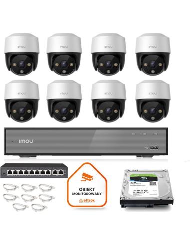 Zestaw monitoringu Imou 8x kamera Cruiser 4MP POE