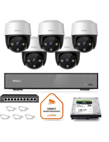 Zestaw monitoringu Imou 5x kamera Cruiser 4MP POE