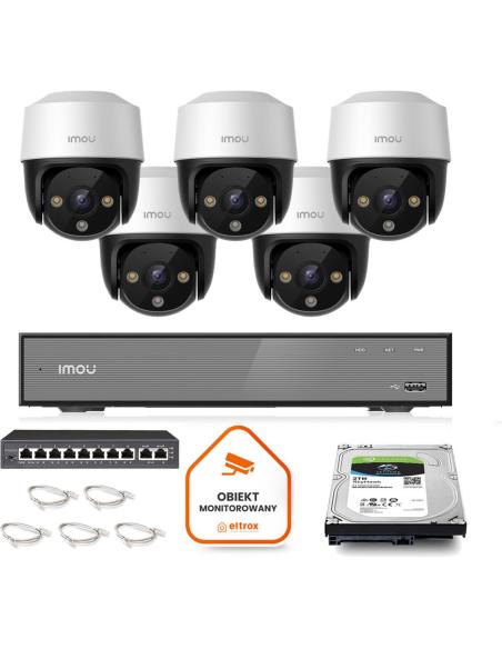 Zestaw monitoringu Imou 5x kamera Cruiser 4MP POE