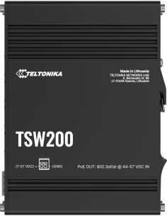 Teltonika TSW200 switch przemysłowy 8xGE 2xSFP PoE (TSW2000000B0) DIN