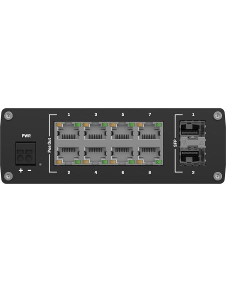 Teltonika TSW200 switch przemysłowy 8xGE 2xSFP PoE (TSW2000000B0) DIN