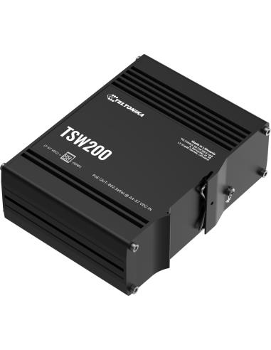 Teltonika TSW200 switch przemysłowy 8xGE 2xSFP PoE (TSW2000000B0) DIN