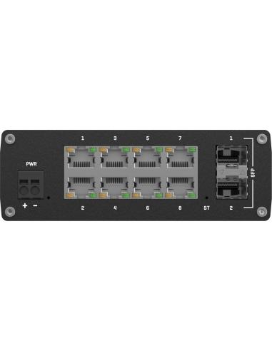 Teltonika TSW212 switch przemysłowy zarządzalny 8xGE 2xSFP (TSW212000000) DIN