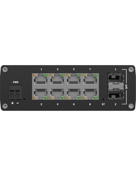 Teltonika TSW212 switch przemysłowy zarządzalny 8xGE 2xSFP (TSW212000000) DIN