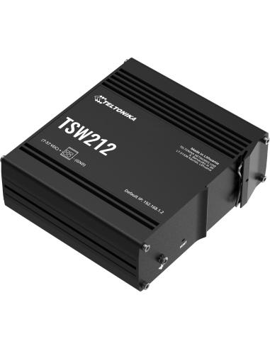 Teltonika TSW212 switch przemysłowy zarządzalny 8xGE 2xSFP (TSW212000000) DIN