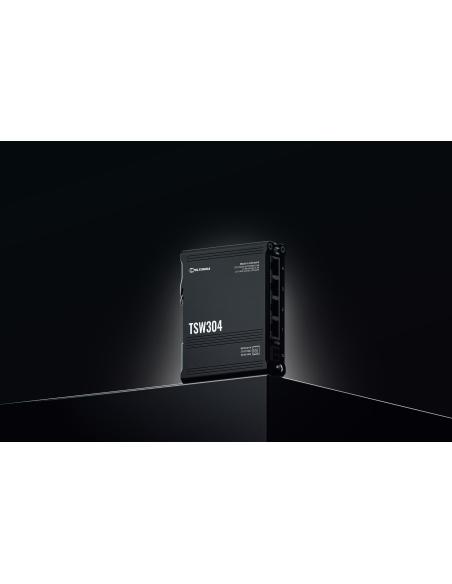 Teltonika TSW304 switch przemysłowy 4xGE (TSW304000000) DIN