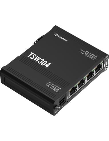 Teltonika TSW304 switch przemysłowy 4xGE (TSW304000000) DIN