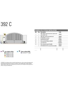 Zestaw Energy FDS - FAAC 392 24V do 5m bram dwuskrzydłowych 2