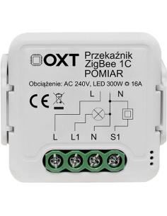 Moduł OXT przekaźnik 1 obw. pomiar 16A ZigBee TUYA T260P