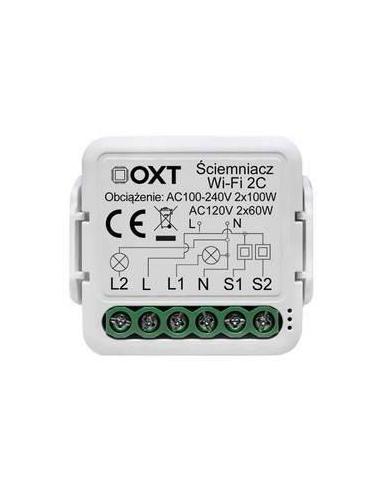 Moduł OXT mini ściemniacz 2 obwody WiFi TUYA T226