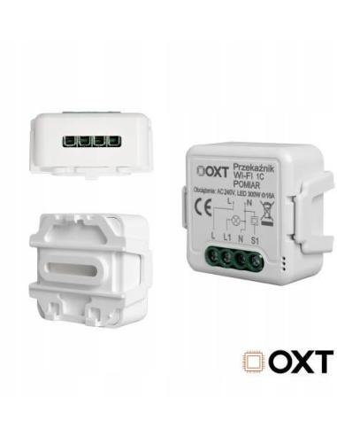 Moduł OXT przekaźnik 1 obwód pomiar 16A WIFI TUYA T220P