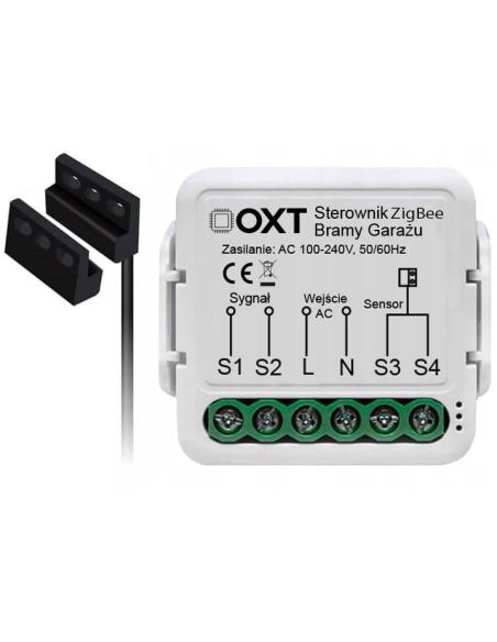 Moduł OXT z sensorem do silnika bramy garażu ZigBee TUYA T250G