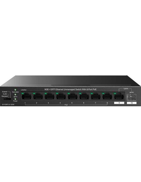 SWITCH POE TENDA TEG1110PF-8-120W