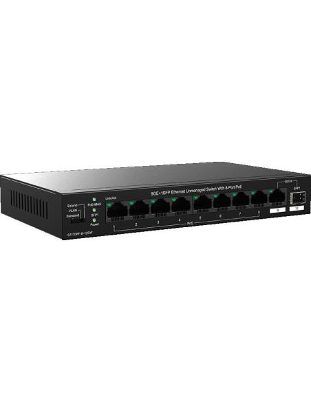 SWITCH POE TENDA TEG1110PF-8-120W