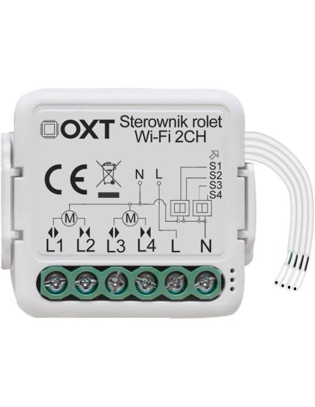 Moduł OXT mini sterownik 2 rolety WiFi TUYA T228