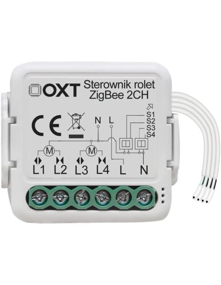Moduł OXT mini sterownik 2 rolety ZigBee TUYA T268